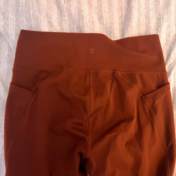 Burnt Orange Athletic Leggings - Picture 2 of 3